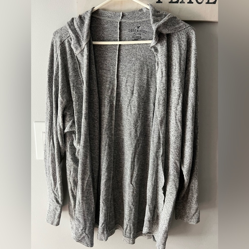 AE plush cardigan